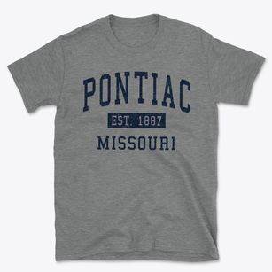 Pontiac Missouri Classic Established Basic T-Shirt