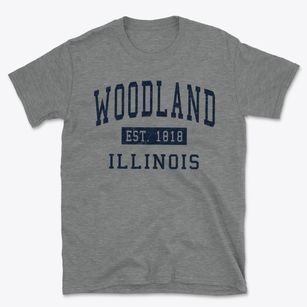 Woodland Illinois Classic Established Basic T-Shirt