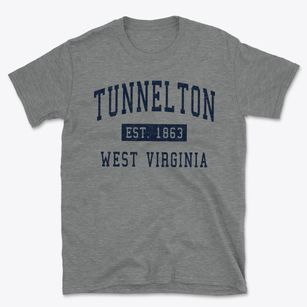 Tunnelton West Virginia Classic Established Basic T-Shirt