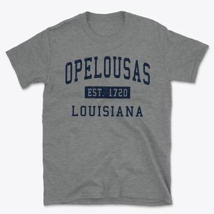 Opelousas Louisiana Classic Established Basic T-Shirt