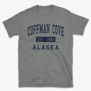 Coffman Cove Alaska Classic Established Basic T-Shirt