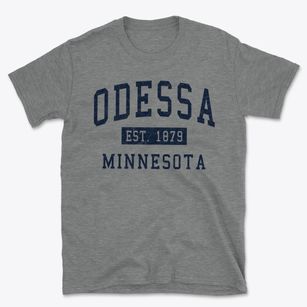 Odessa Minnesota Classic Established Basic T-Shirt