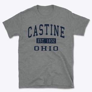 Castine Ohio Classic Established Basic T-Shirt