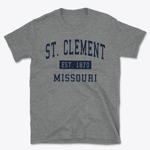 St. Clement Missouri Classic Established Basic T-Shirt