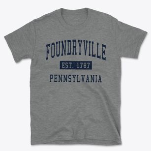 Foundryville Pennsylvania Classic Established Basic T-Shirt