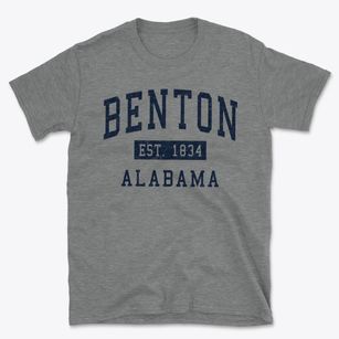 Benton Alabama Classic Established Basic T-Shirt