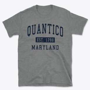 Quantico Maryland Classic Established Basic T-Shirt