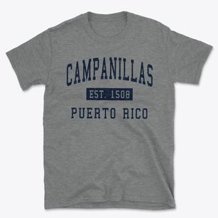 Campanillas Puerto Rico Classic Established Basic T-Shirt