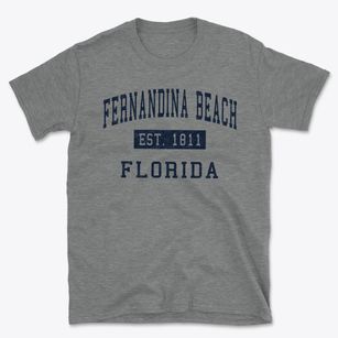 Fernandina Beach Florida Classic Established Basic T-Shirt