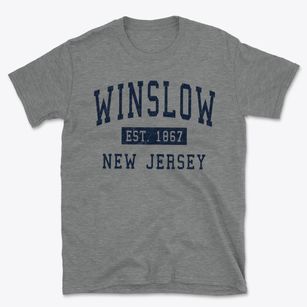 Winslow New Jersey Classic Established Basic T-Shirt