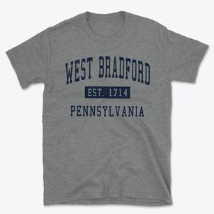 West Bradford Pennsylvania Classic Established Basic T-Shirt
