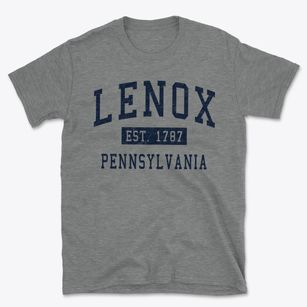 Lenox Pennsylvania Classic Established Basic T-Shirt