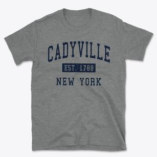 Cadyville New York Classic Established Basic T-Shirt