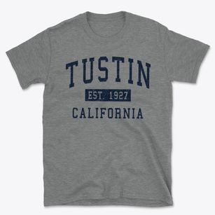 Tustin California Classic Established Basic T-Shirt