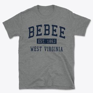 Bebee West Virginia Classic Established Basic T-Shirt