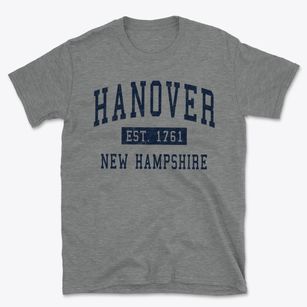 Hanover New Hampshire Classic Established Basic T-Shirt