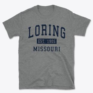 Loring Missouri Classic Established Basic T-Shirt