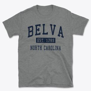 Belva North Carolina Classic Established Basic T-Shirt