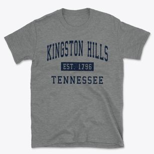 Kingston Hills Tennessee Classic Established Basic T-Shirt