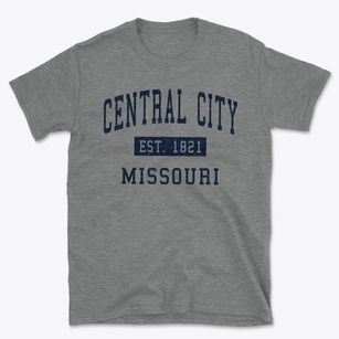 Central City Missouri Classic Established Basic T-Shirt