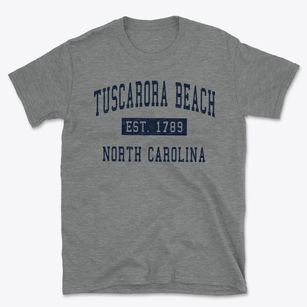 Tuscarora Beach North Carolina Classic Established Basic T-Shirt