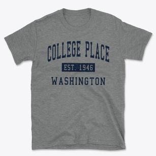 College Place Washington Classic Established Basic T-Shirt