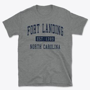 Fort Landing North Carolina Classic Established Basic T-Shirt