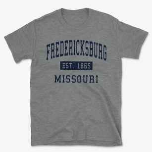 Fredericksburg Missouri Classic Established Basic T-Shirt