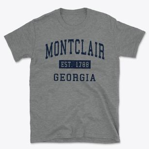 Montclair Georgia Classic Established Basic T-Shirt