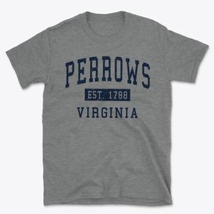 Perrows Virginia Classic Established Basic T-Shirt