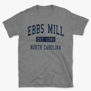 Ebbs Mill North Carolina Classic Established Basic T-Shirt