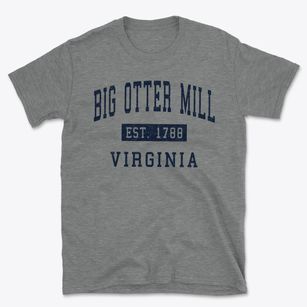 Big Otter Mill Virginia Classic Established Basic T-Shirt