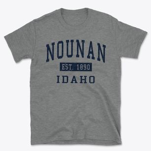 Nounan Idaho Classic Established Basic T-Shirt