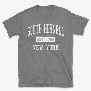 South Hornell New York Classic Established Basic T-Shirt