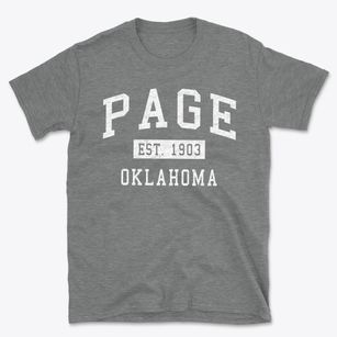 Page Oklahoma Classic Established Basic T-Shirt