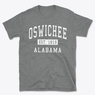 Oswichee Alabama Classic Established Basic T-Shirt
