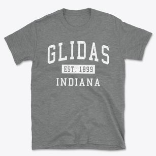 Glidas Indiana Classic Established Basic T-Shirt