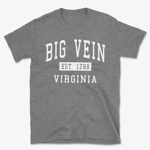 Big Vein Virginia Classic Established Basic T-Shirt