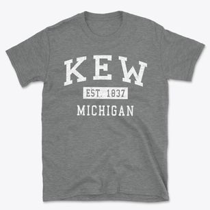 Kew Michigan Classic Established Basic T-Shirt