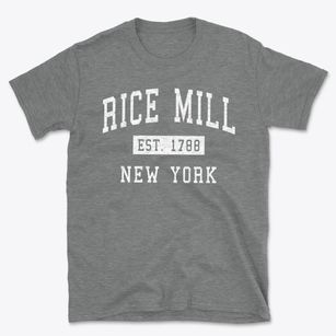 Rice Mill New York Classic Established Basic T-Shirt