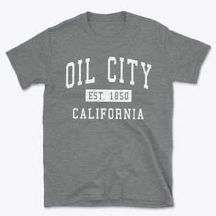 Oil City California Classic Established Basic T-Shirt
