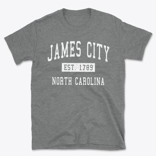 James City North Carolina Classic Established Basic T-Shirt