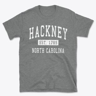 Hackney North Carolina Classic Established Basic T-Shirt