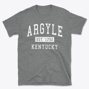 Argyle Kentucky Classic Established Basic T-Shirt