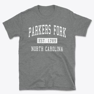 Parkers Fork North Carolina Classic Established Basic T-Shirt
