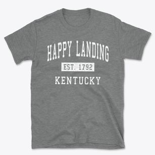 Happy Landing Kentucky Classic Established Basic T-Shirt