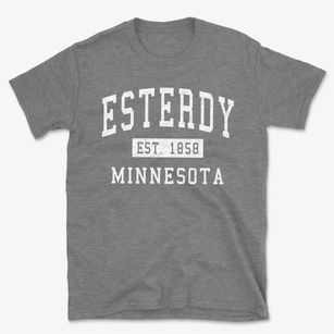 Esterdy Minnesota Classic Established Basic T-Shirt
