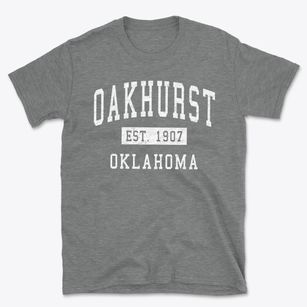 Oakhurst Oklahoma Classic Established Basic T-Shirt