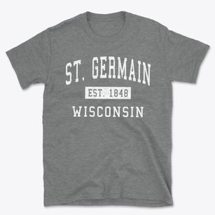 St. Germain Wisconsin Classic Established Basic T-Shirt