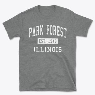 Park Forest Illinois Classic Established Basic T-Shirt
